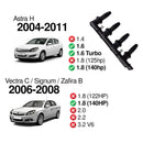 Pakiet cewek zapłonowych 95517924 dla Vauxhall Astra Corsa Zafira 1.6 1.8
