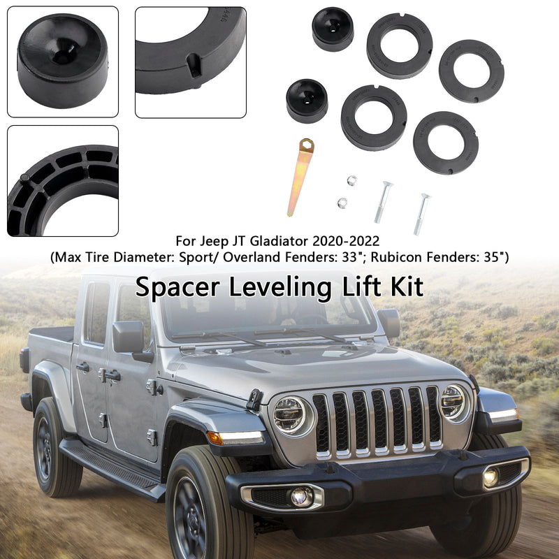 2020–2022 Jeep Gladiator Front 1,5 "" Spacer Roveling Lift Kit 1155300