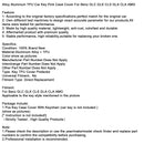 Benz GLC GLK CLS Leder Legierung Aluminium TPU Autoschlüssel Hülle Rosa