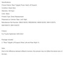 2020-2023 Toyota Highlander 2PCS elektrické zvedací dveře 68910-0E070 689200E050