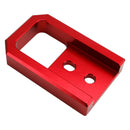 Abschlepphaken vorne für Toyota Tacoma 2024–2026 und 4Runner 2025–2026, rot, links und rechts