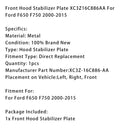 2000-2015 Ford F650 F750 Stabilisatorplatte für die vordere Motorhaube XC3Z16C886AA