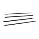 2008–2010 Toyota Highlander 4 Stück Weatherstrip Fenster Moulding Trim Dichtung Gürtel