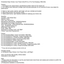 1999-2001 Ford Mustang SVT Cobra, kupé/kabriolet čelního stěrače, ozdobná mřížka okna pravá a levá 3R3Z6302228AAA