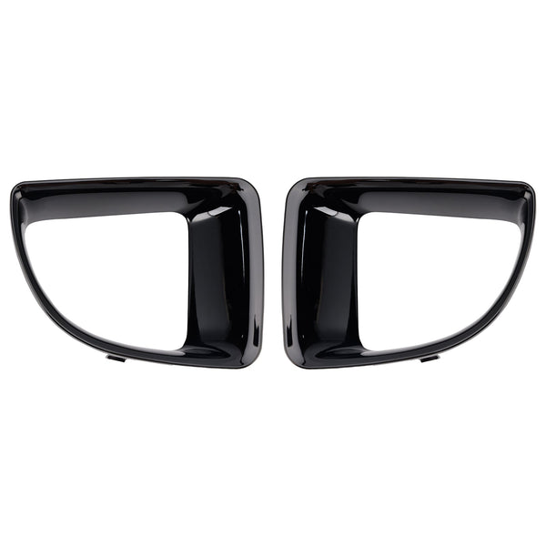 2010–2012.07 Mini Clubman R55, glänzend schwarzer Luftkanalrahmen vorne, 51117255117, 51117255119