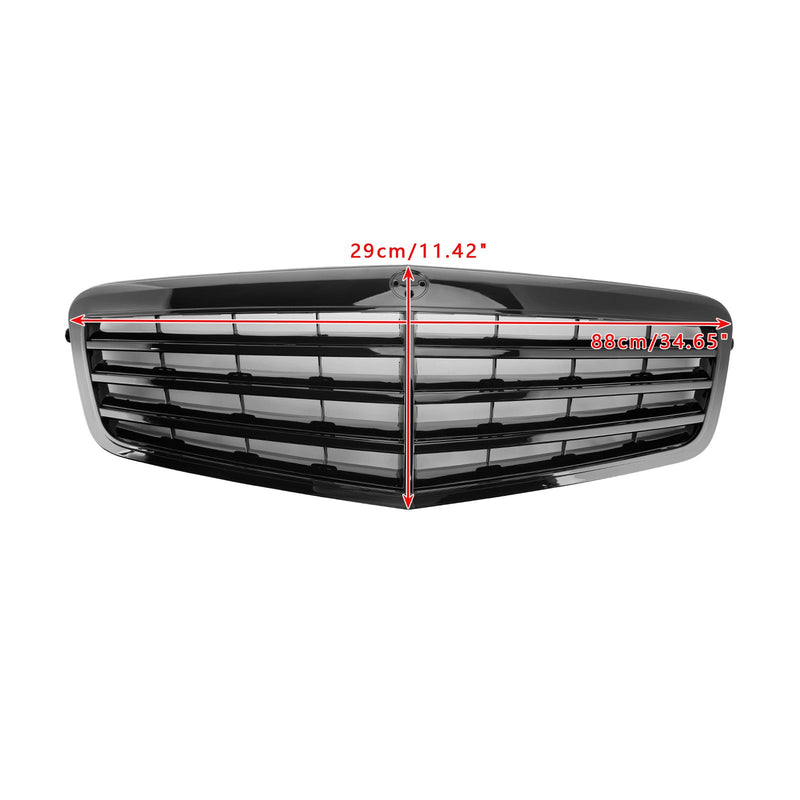 2010-2013 Mercedes-Benz E Class W212 E350 E550 Black Front Grille Grill