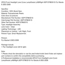 2003–2008 Mazda 6 2 Stück Frontscheinwerfer Objektivabdeckung Lampenschirm L &amp; R ADP10786301S