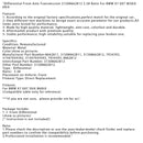 BMW X7 G07 M50iX 60iX - Differential foraksel gear 3,38 forhold 8662811