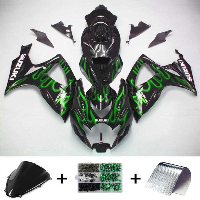 2006-2007 K6 Suzuki GSXR 600/750 Kit de carenagem de injeção de corpo de plástico