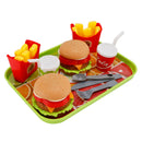 Hamburger Waffeln Pommes Trinken Spielen Essen Pretend Spielzeug Küche Set Kinder Spielzeug Set