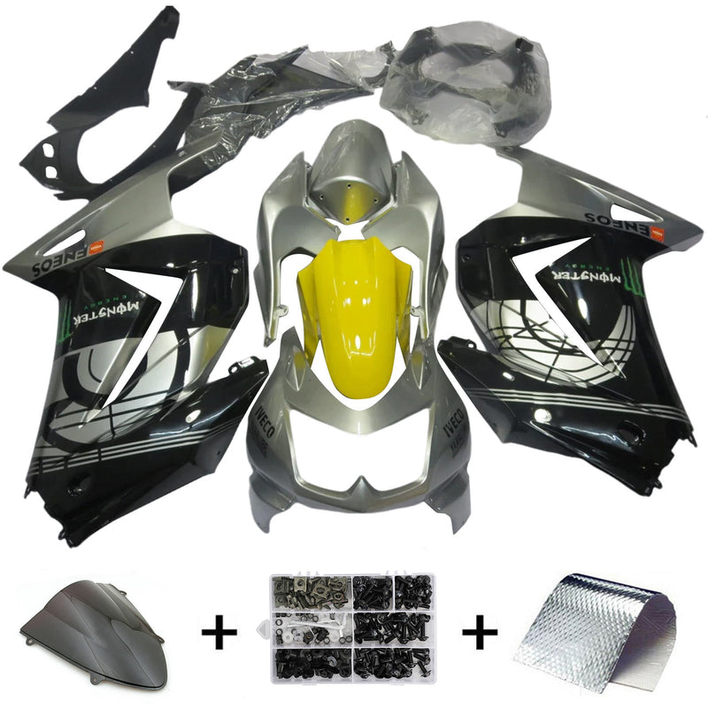 2008-2012 Kawasaki EX250 Ninja250R Injection Fairing Kit Body Plastic ABS