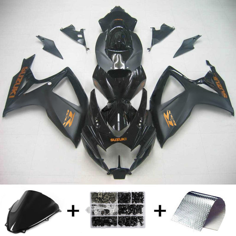 2006-2007 K6 Suzuki GSXR 600/750 kit de carenado de inyección cuerpo plástico