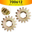 2 pieces 700612 15-tooth spur gear 10 DP/20 PA for Lippert RV Slide Out systems
