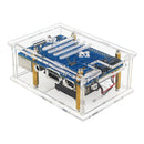 Orange Pi 4A Transparente Schutzbox Orange Pi 4A Acrylgehäuse mit Lüfter