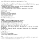 2012-2015 Chevrolet Captiva Sport Wrap Feather 20874709