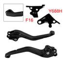 Nyt kort koblings- og bremsegreb passer til Yamaha FZ6 Fazer XSR 700 900 ABS, sort
