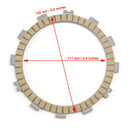 Discos de fricción de embrague para Suzuki GSX R 600 GSXR 750 K6/K7 2006-2007 21441-36F30