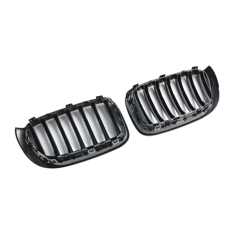 Glanset svart frontstøtfanger nyregrill for BMW X3 X4 F25 F26 2014-2017