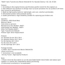 2012–2014 Hyundai Accent A6GF1 Master-Reparatursatz für Automatikgetriebe