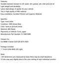 2019–2022 BMW 3 Series G20 M Kidney Grill, Black, 51138072085