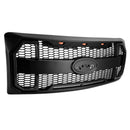 2009–2014 Ford F150 Matt Black Raptor Style Front -Floor Bar Grill Grill s LED
