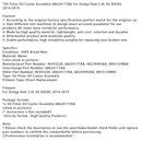 Ölfilter-Ölkühler-Baugruppe 68624177AA für Dodge Ram 3.0L V6 Diesel (2014–2019)