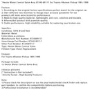 Heizungswasser-Regelventil-Baugruppe für Toyota 4Runner Pickup (Baujahre 1985–1988), Teilenummer 87240-89117, 8724089117