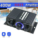 400W Hi-Fi-Autoradio 12V Auto-Audio-Verstärker MP3-Radio-Booster-LED-Design
