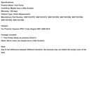 2008-2010 Porsche Cayenne 9PA1 Turbo Motor 4851 Hochdruck-Kraftstoffpumpe 94811031555 94911031572