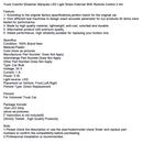 Truck Colorful Streamer Marquee LED Light Strips With Remote Control 2.4m