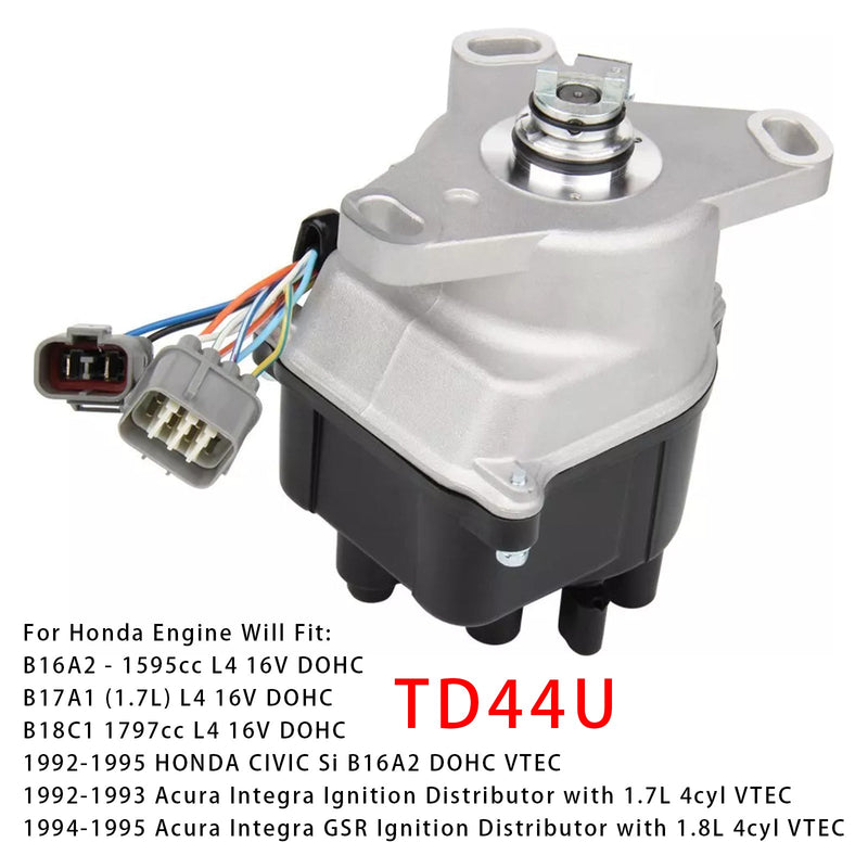 1992-1995 HONDA CIVIC Si Zündverteiler TD44U B16A OBD1 B16A2 V-TEC