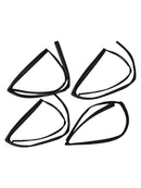 1990-1994 Für Nissan Sunny Sentra Tsuru B13 4-teiliges Dichtungsset für die Glaslaufschiene 80331-50Y17