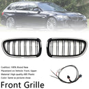 11.2009-02.2017 BMW 5 -sarja F11 Touring Munuaisten ritiläpuskuri Grille Black kiiltävä 51137203203 51137203204