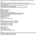 Kühlmittelheizungsregelventil 52014892AC Für Dodge Ram 1500 2013-2018