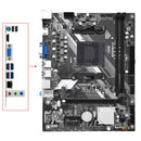 B550M-K Computer-Motherboard AM4-Protokoll M.2-Festplatte Ryzen 3-5 Generation