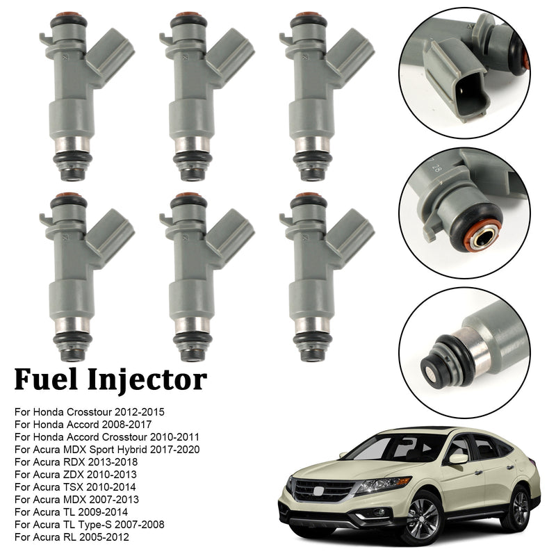 2009-2014 Acura TL 6-osainen polttoainesuutin 16450-R70-A01