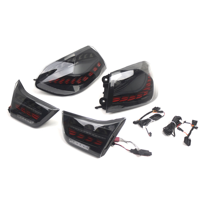 2014–2020 BMW F36 (Gran Coupé/Cabrio) L&amp;R getönte LED-Rückleuchten, Rückleuchtenbaugruppe 63217296100 63217296099