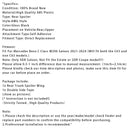 2021-2024 Mercedes-Benz C-Class W206 AMG Style Gloss Black Rear Spoiler