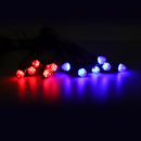 8Pcs Front Grille LED Flashing Lighting Bullet Head Appearance For Universal Car