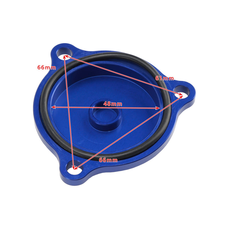 CNC Blau Öl Filter Abdeckung Für Suzuki Burgmann UH 125 150 200 DR-Z 400 ES SM