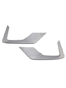 2018–2021 Ford Focus ST + ST Line MK4 Silberne Nebelscheinwerfer-Einfassung für Kühlergrill