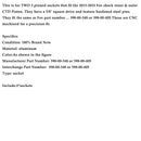 3-poliger CTD-Kolbensatz – Innen- und Außenbuchsen 398-00-348 und 398-00-504 für Fox