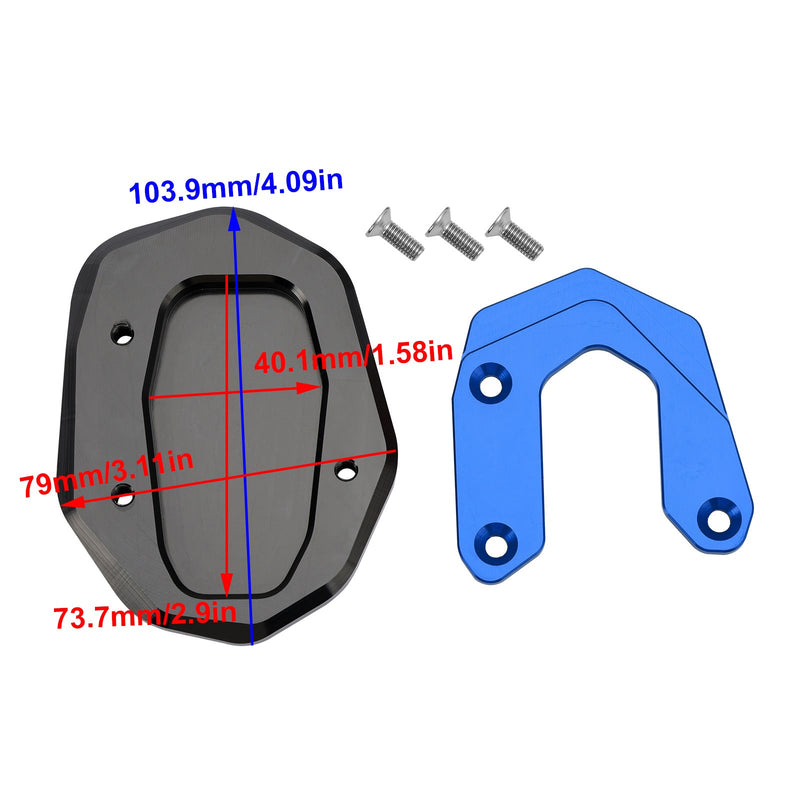 Telineen suurennuslevy, joka sopii Ducati Scrambleriin 400/800/1100 2015-2020