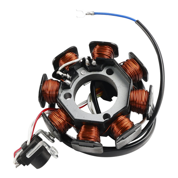 Generatorstator 8 spole for Yamaha YBR125ed 2005-2006 YBR125ESD 2008-2012