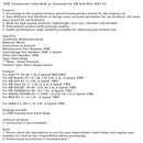 2003-2006 VW TOURAN 1,6 l 1,9 l 6rychlostní FWD 09M Těleso ventilu převodovky se solenoidy