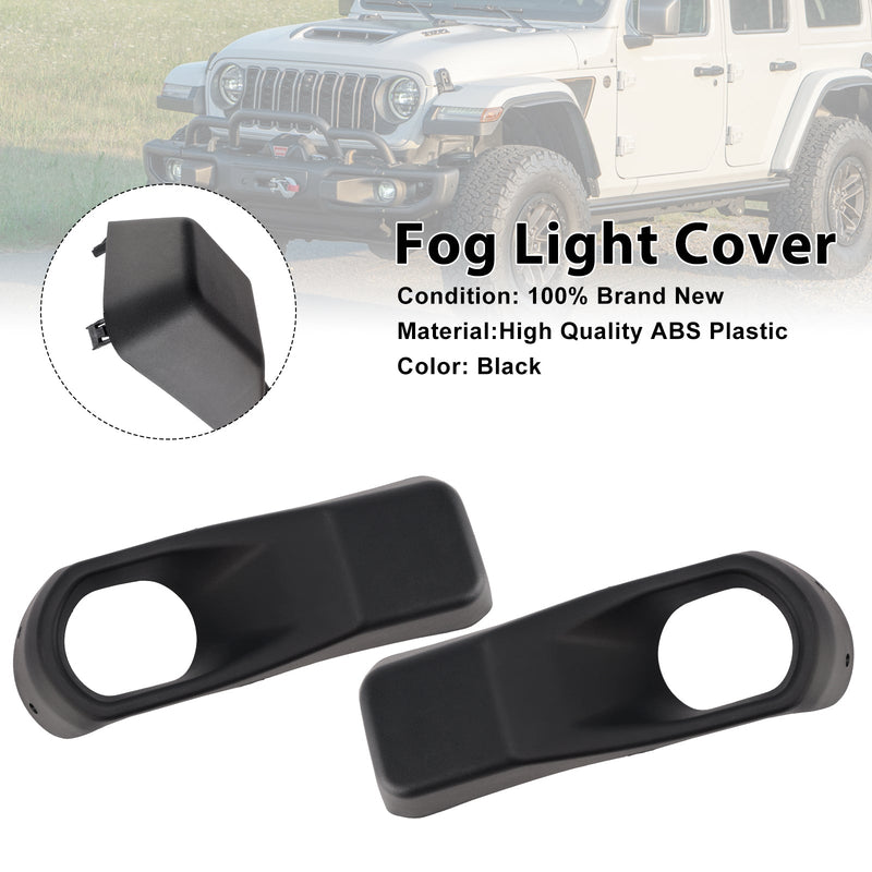 2018–2025 Jeep Wrangler JL Gladiator Paar Nebelscheinwerfer-Blendenverkleidung 68295558AA