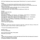 2006-2011 Honda Civic těsnění dveří Sada těsnění tichého otevírání po 4 kusech