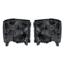 2016–2019 Für Chevy Silverado 1500 Links+Rechts LED-Scheinwerfer, Glanzschwarz, 84357696 84893098