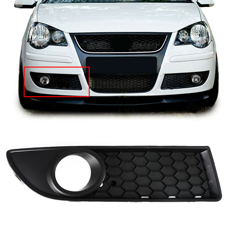 Honeycomb Style Front Lower Grille Right Side For VW Polo 9N3 GTI 2005-2009
