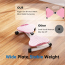 Ab Twister Board 150 kg Kapacita & 20dB Ultra-tichý kroutící stroj v pase Fitness Tool Protiskluzové vybavení pro domácí posilovnu pro ženy Břišní tuk Růžová/Modrá